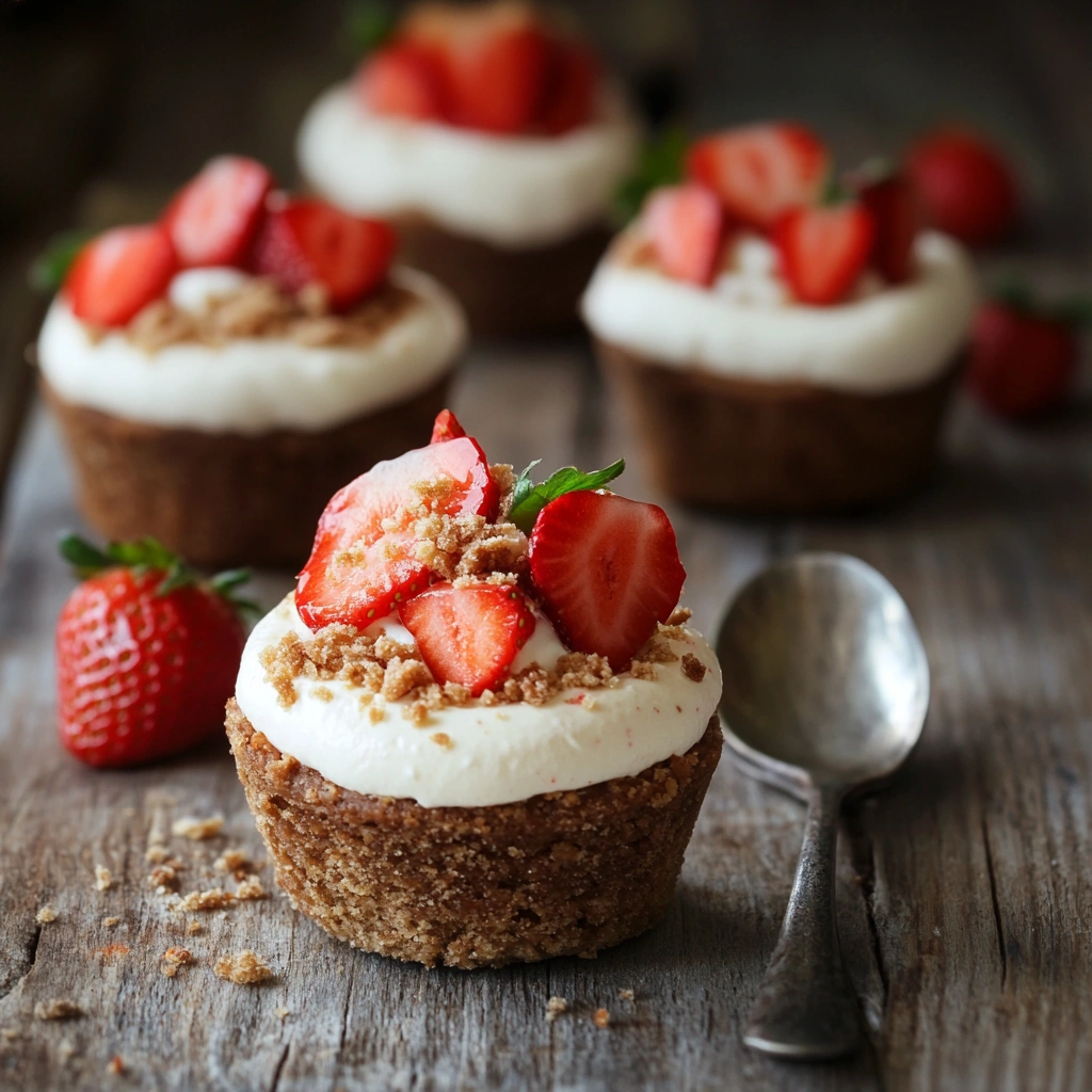 Strawberry Cheesecake Cups