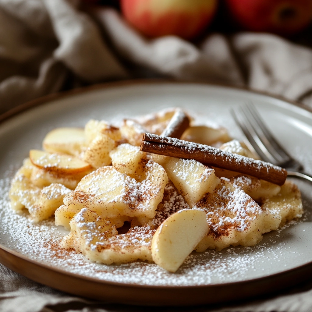 German Apple Cinnamon Kaiserschmarrn