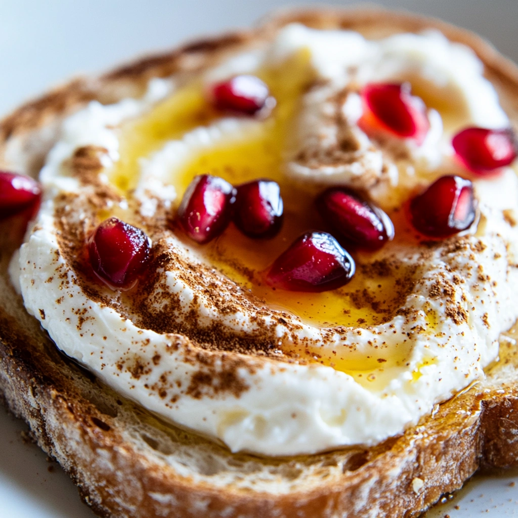 Spiced Labneh Toast