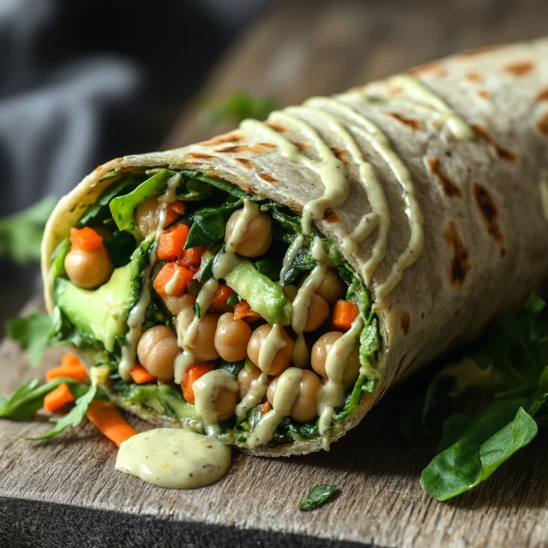 Avocado Chickpea Wraps