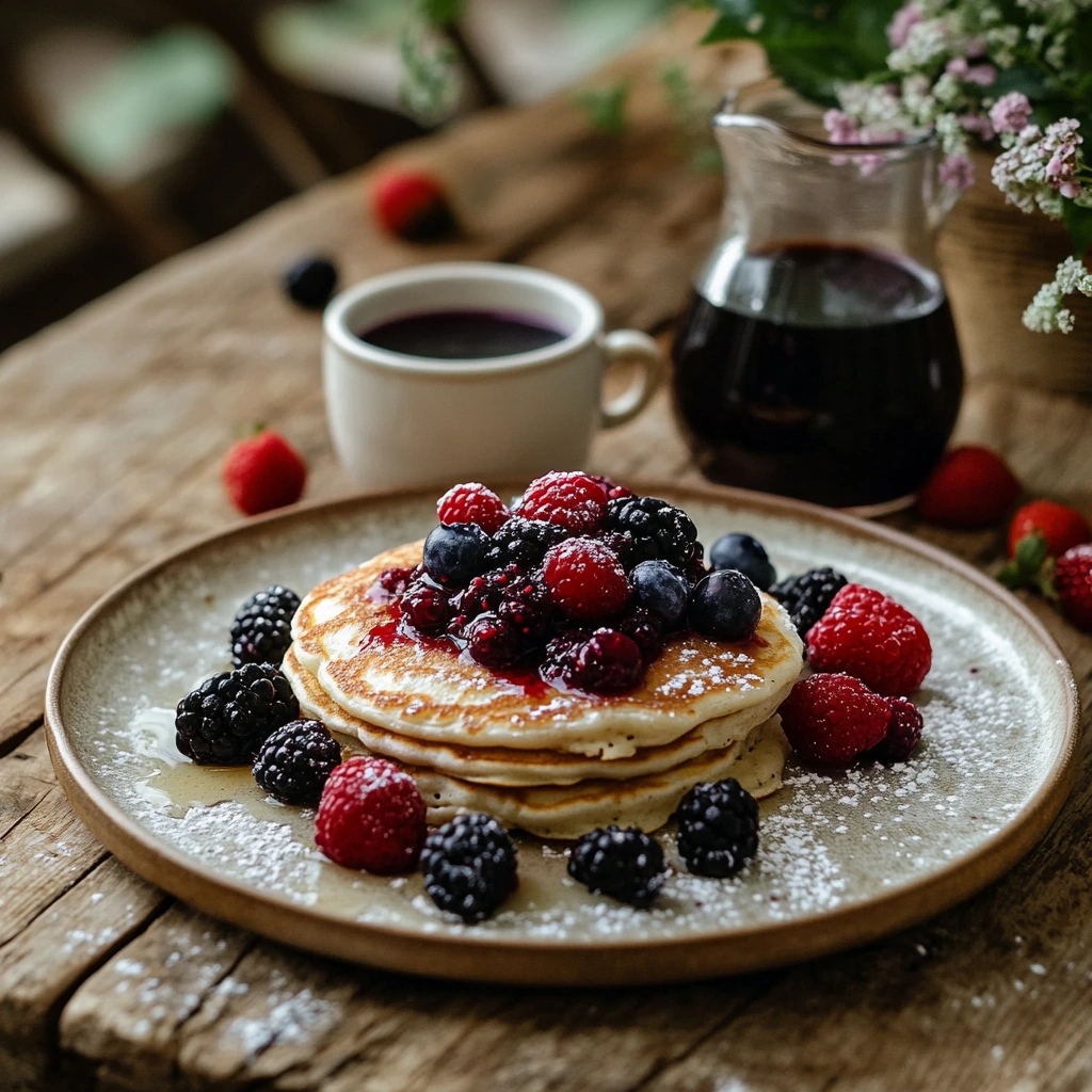Fluffy Greek Yogurt Pancakes