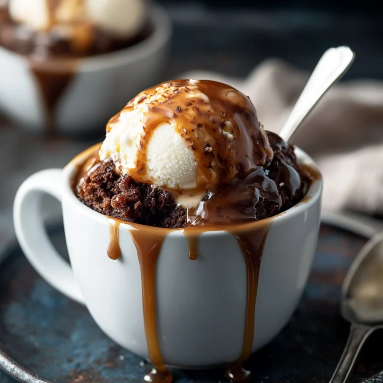 Molten Lava Mug Cake