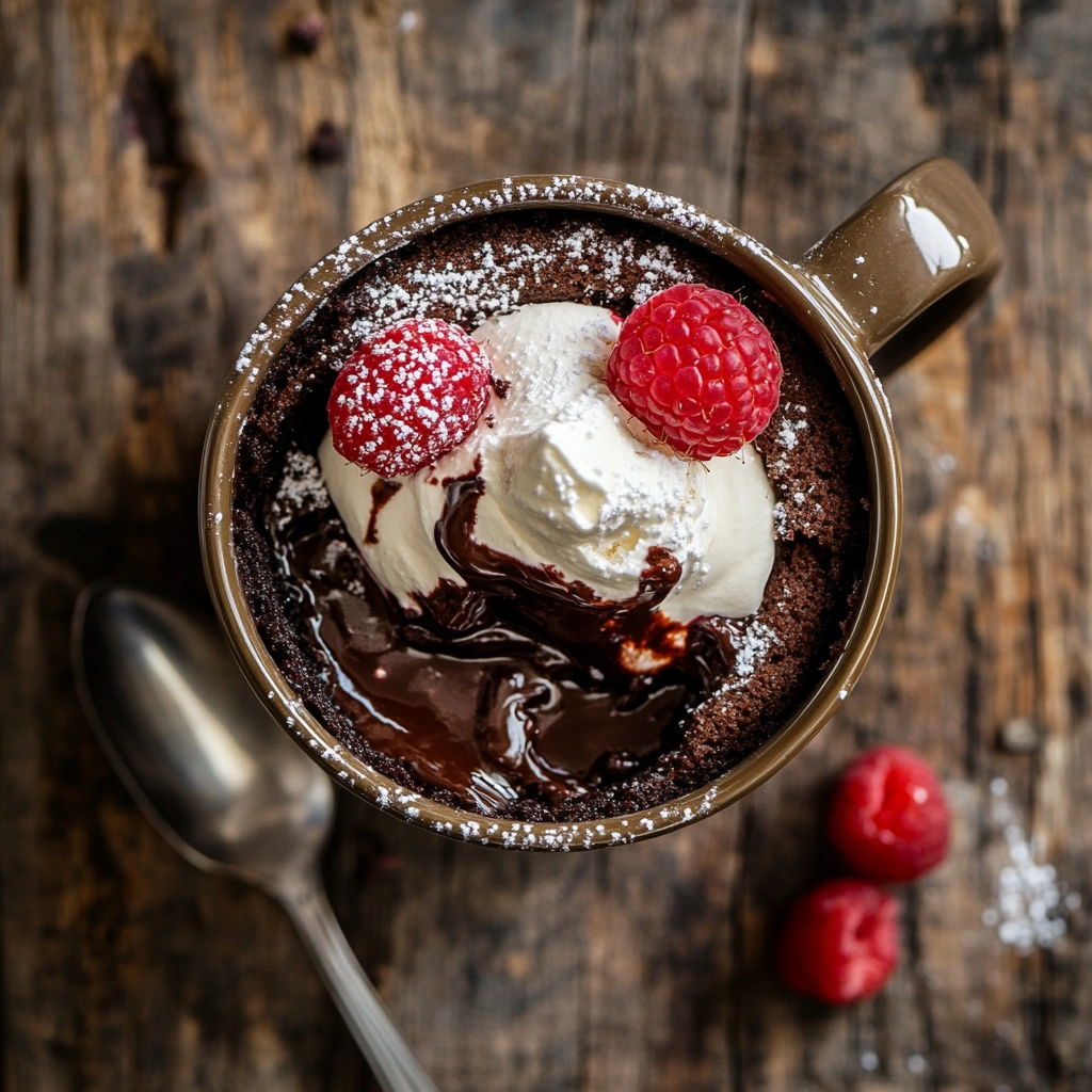 Molten Lava Mug Cake